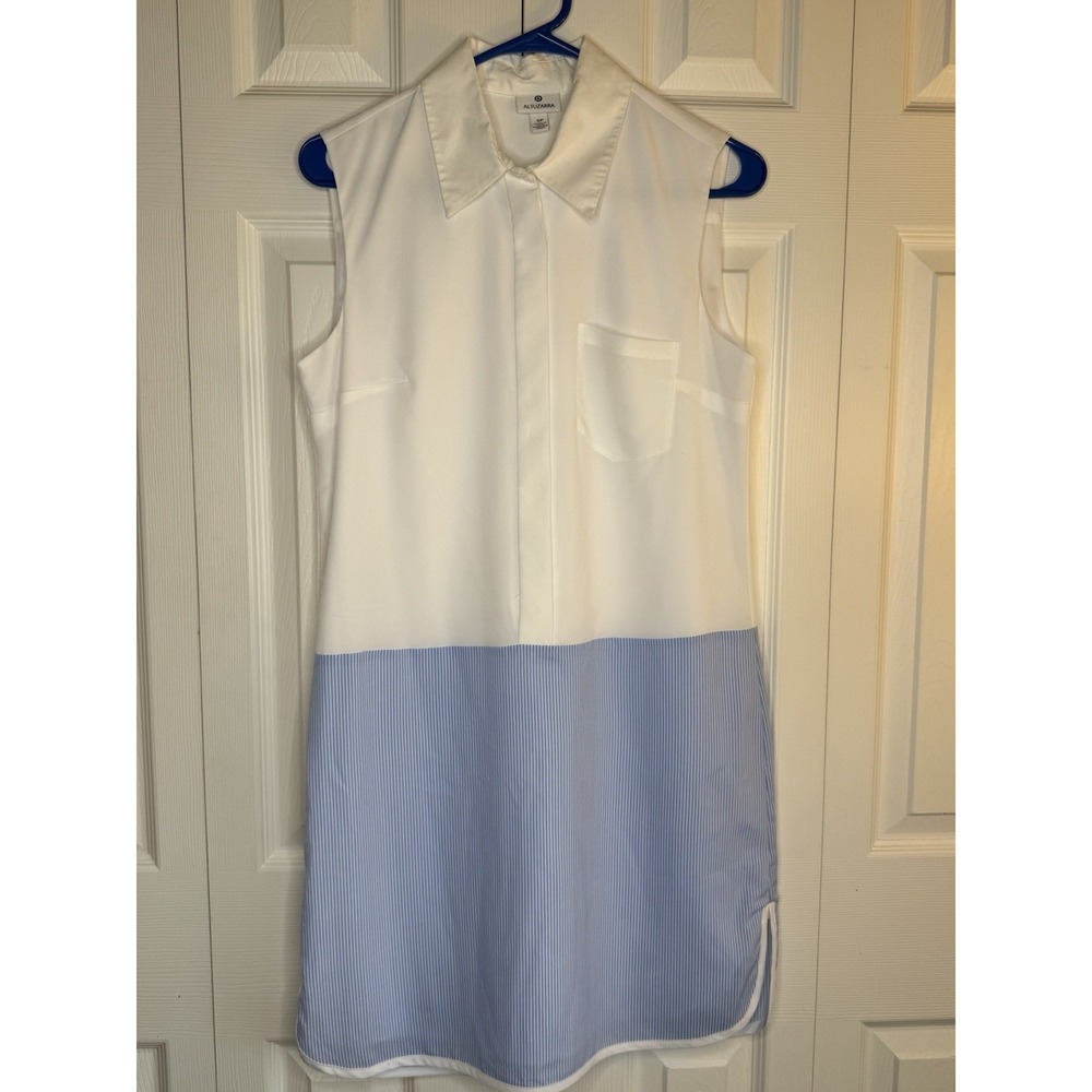 Altuzarra for Target Shirt Dress Color Block Sleeveless Lightweight Summer Sz S